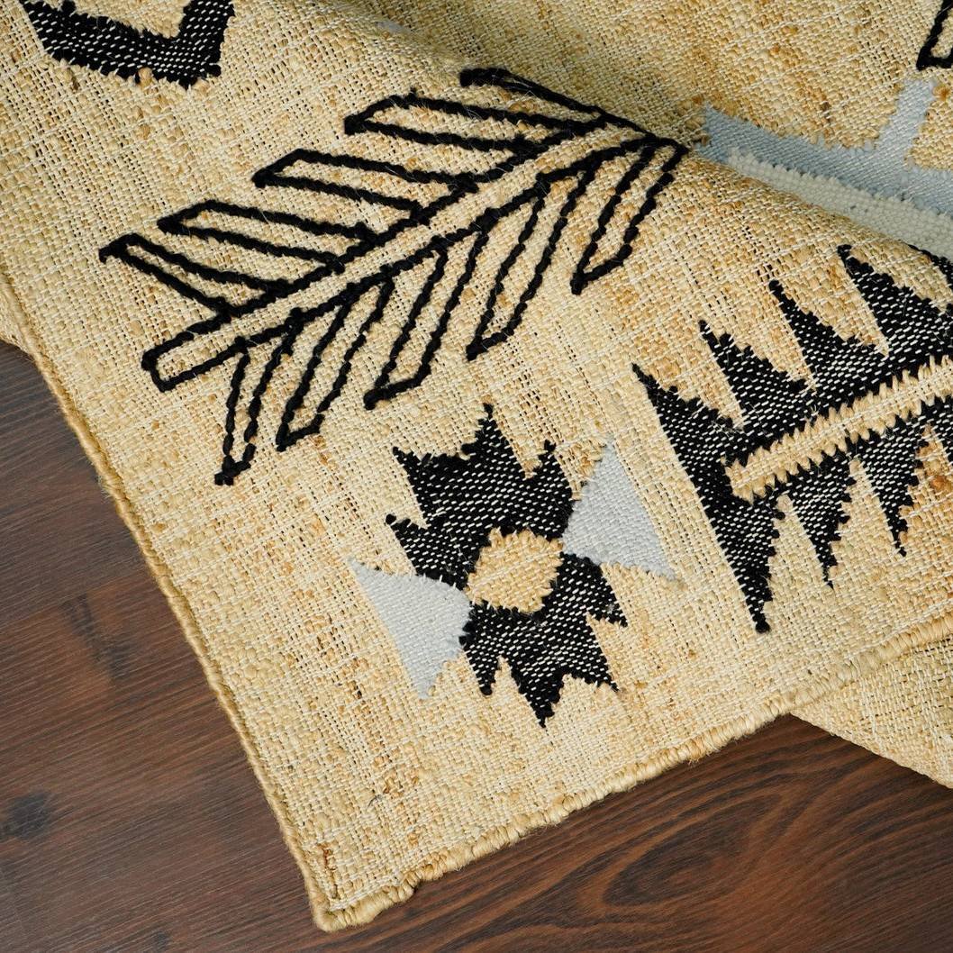 Vloerkleed Bohomien tan vlakgeweven juteblend Vloerkleed Bohomien tan vlakgeweven juteblend - Afbeelding 7