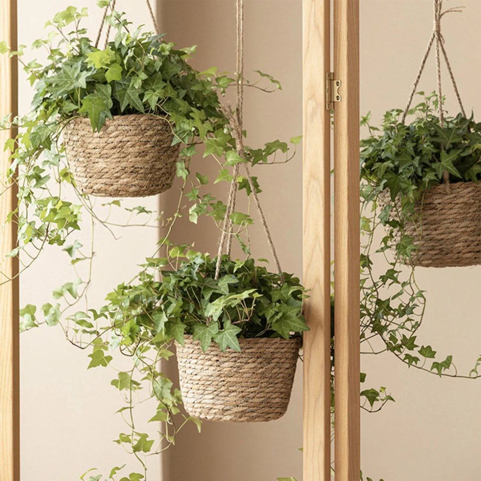 Hanging jute rope basket plant pot - Afbeelding 5