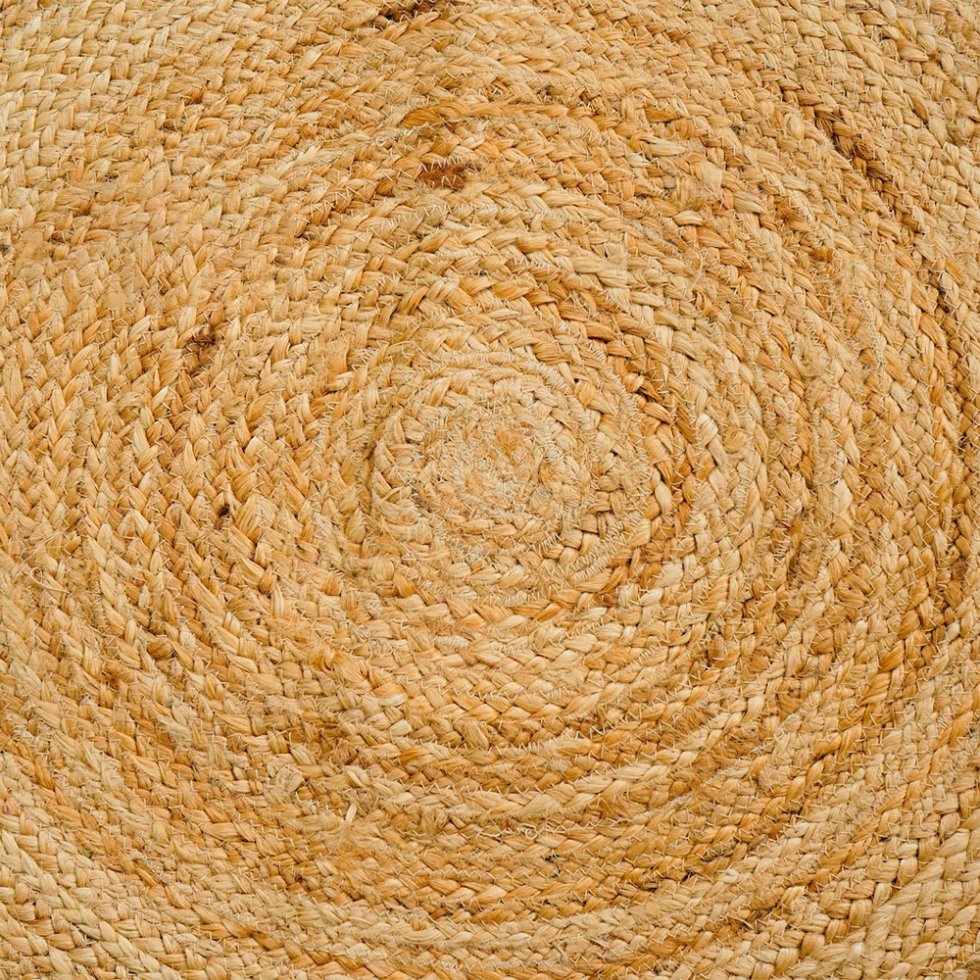 Natuurlijk gevlochten rond jute vloerkleed - Afbeelding 5