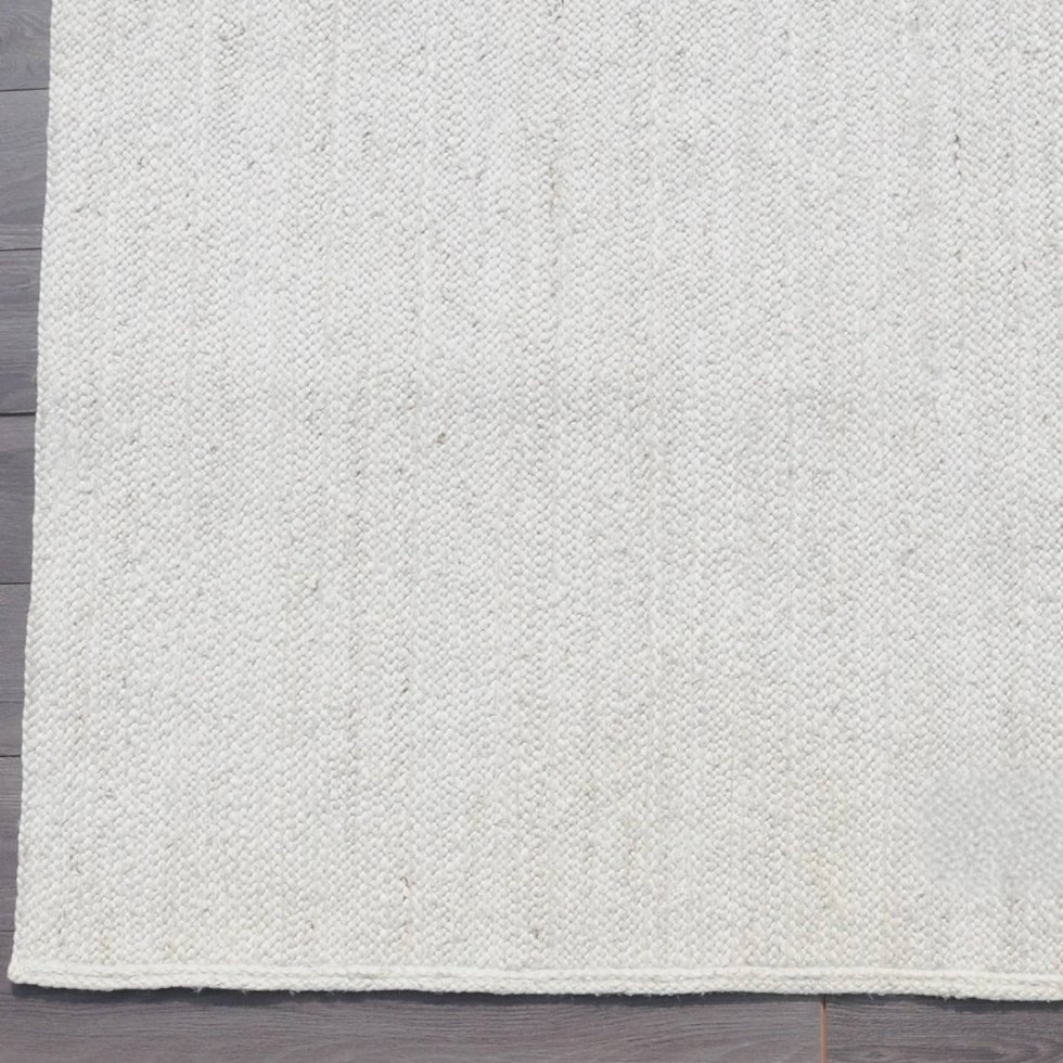 Naturel wit gevlochten jute vloerkleed - Afbeelding 4
