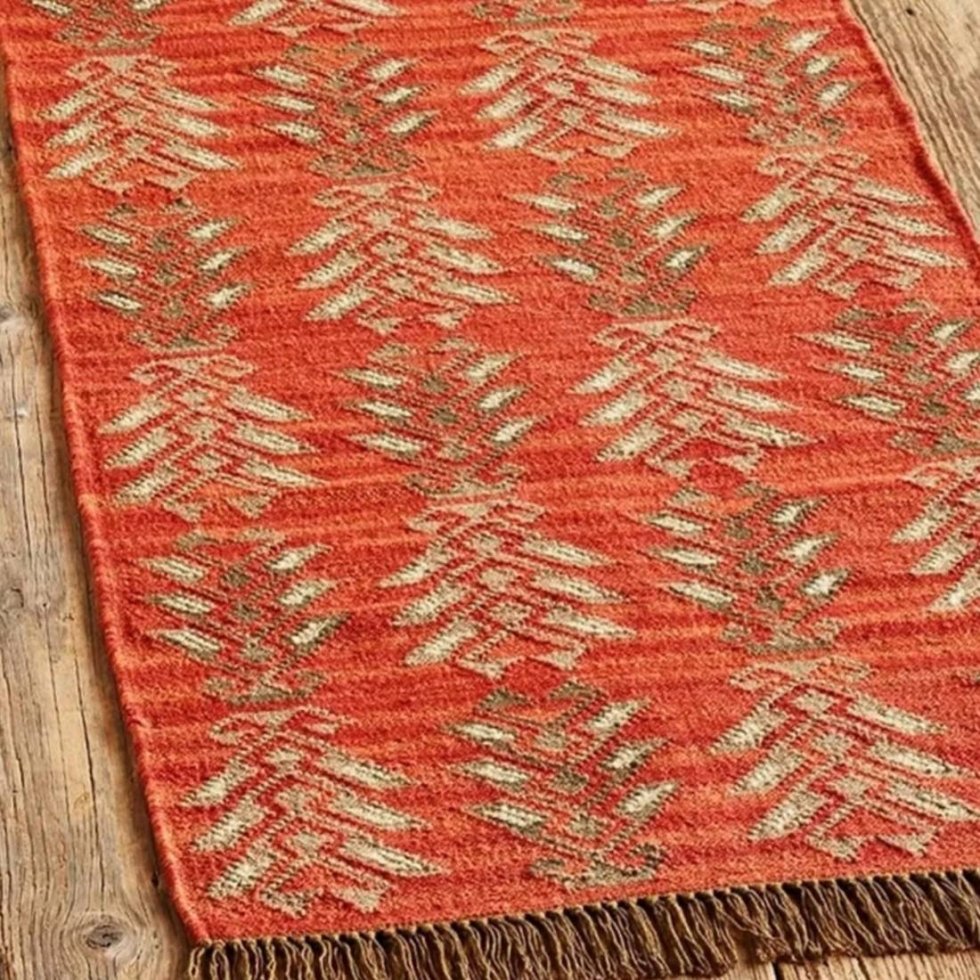 Omkeerbaar tapijt van wol en jute - Afbeelding 6