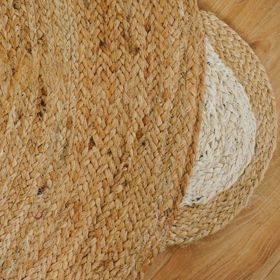 Rond jute vloerkleed kinderkamer - Afbeelding 2