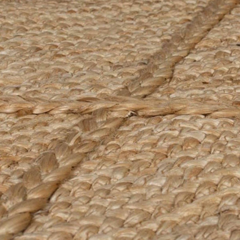Jute vloerkleed met structuur - Afbeelding 3