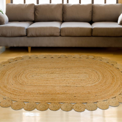 Oval jute rugs