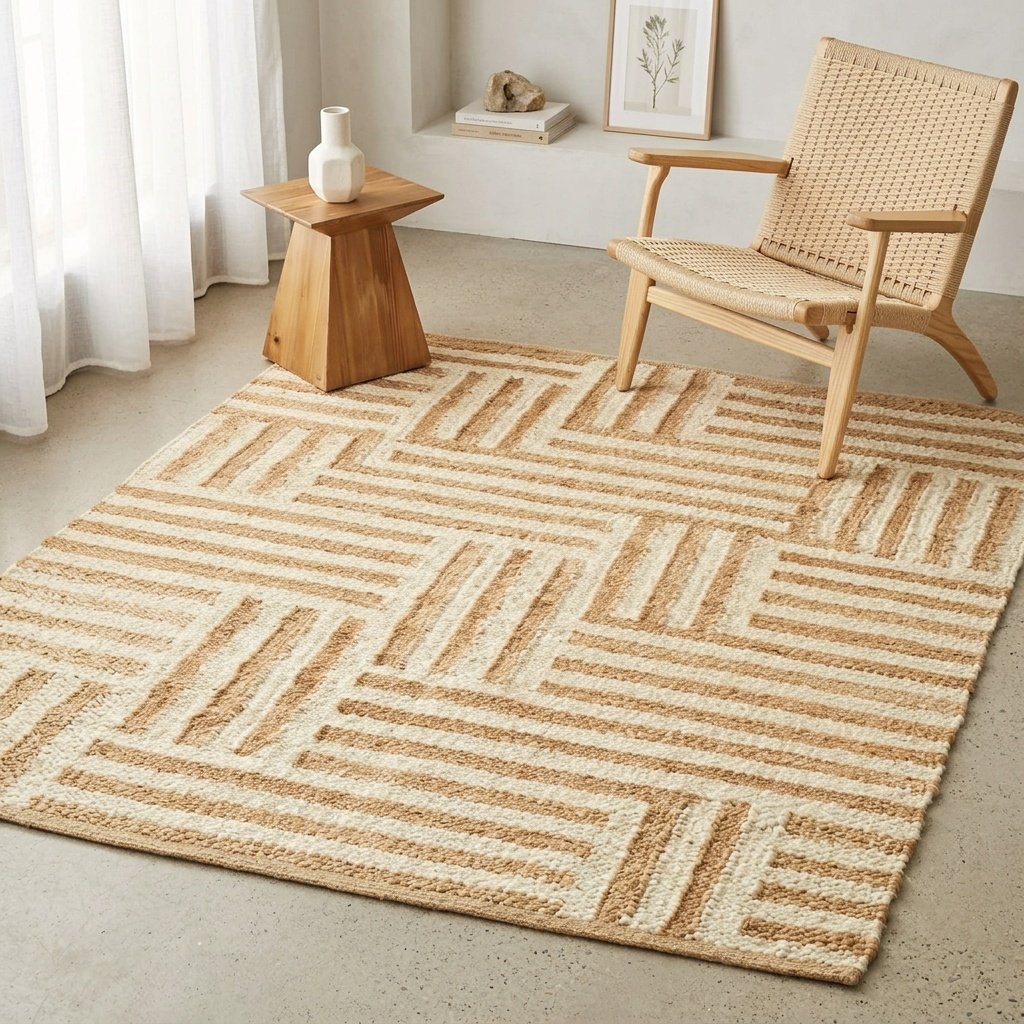 Jute vs hennep vloerkleed: verschillen in textuur, duurzaamheid en onderhoud Scandinavian style hemp jute rug