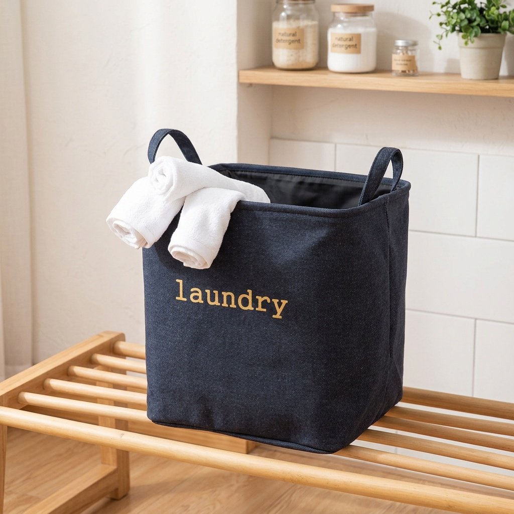 Foldable jute laundry basket Foldable jute laundry basket